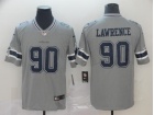 Dallas Cowboys #90 Demarcus Lawrence Gray Inverted Legende Limited Jersey