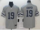 Dallas Cowboys #19 Amari Cooper Gray Inverted Legende Limited Jersey