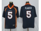 Denver Broncos #5 Joe Flacco Blue Vapor Untouchable Limited Football Jersey