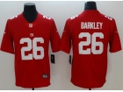 New York Giants #26 Saquon Barkley Red Inverted Legende Limited Jersey