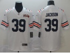 Chicago Bears #39 Eddie Jackson White Throwback Men's Vapor Untouchable Limited Jersey