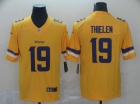 Minnesota Vikings #19 Adam Thielen Yellow Inverted Legende Limited Jersey