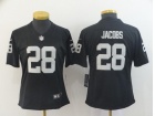 Woman Oakland Raiders #28 Josh Jacobs Black Vapor Untouchable Limited Jersey