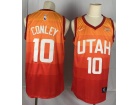 Nike Utah Jazz #10 Mike Conley Orange Rainbow Basketball Jersey