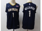 Youth Nike New Orleans Pelicans #1 Zion Williamson Navy Blue Jersey