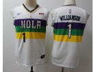 Youth Nike New Orleans Pelicans #1 Zion Williamson White City Jersey