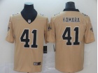 New Orleans Saints #41 Alvin Kamara Gold Inverted Legend Limited Jersey