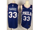 Nike Philadelphia 76ers #33 Tobias Harris Blue Swingman Jersey