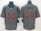 Denver Broncos #30 Phillip Lindsay Gray Inverted Legend Limited Jersey