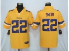 Minnesota Vikings #22 Harrison Smith Yellow Inverted Legend Limited Jersey