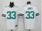 Green Bay Packers #33 Aaron Jones White Vapor Limited Jersey