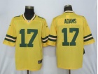 Green Bay Packers #17 Davante Adams Gold Inverted Legend Limited Jersey