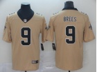 New Orleans Saints #9 Drew Brees Gold Inverted Legend Limited Jersey