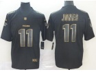 Nike Atlanta Falcons #11 Julio Jones Black Gold Vapor Untouchable Limited Jersey