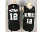 Nike Memphis Grizzlies #12 Ja Morant Black Basketball Jersey