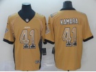 Nike New Orleans Saints #41 Alvin Kamara Gold Drift Vapor Untouchable Limited Jersey