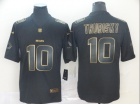 Chicago Bears #10 Mitch Trubisky Black Golden Vapor Untouchable Limited Jersey