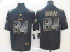 Oakland Raiders #84 Antonio Brown Black Golden Vapor Untouchable Limited Jersey