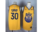 Nike Golden State Warriors #30 Stephen Curry Black 2019 Gold Swingman Jersey