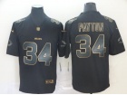 Chicago Bears #34 Walter Payton Black Golden Vapor Untouchable Limited Jersey