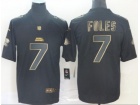 Jacksonville Jaguars #7 Nick Foles Black Golden Vapor Untouchable Limited Jersey