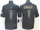 Arizona Cardinals #1 Kyler Murray Black Golden Vapor Untouchable Limited Jersey