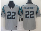 Carolina Panthers #22 Christian Mccaffrey Gray Inverted Legend Limited Jersey