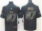 San Francisco 49ers #97 Nick Bosa Black Golden Vapor Untouchable Limited Jersey