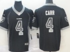 Oakland Raiders #4 Derek Carr Black Drift Fashion Vapor Untouchable Limited Jersey