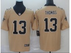 New Orleans Saints #13 Michael Thomas Gold Inverted  Vapor Untouchable Limited Jersey