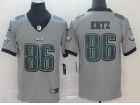 Philadelphia Eagles #86 Zach Ertz Gray Inverted Vapor Untouchable Limited Jersey