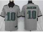 Philadelphia Eagles #10 DeSean Jackson Gray Inverted Vapor Untouchable Limited Jersey