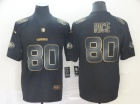 San Francisco 49ers #80 Jerry Rice Black Golden Vapor Limited Jersey