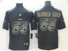 Dallas Cowboys #55 Leighton Vander Esch Black Golden Vapor Limited Jersey