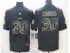 Pittsburgh Steelers #30 James Conner Black Golden Vapor Limited Jersey