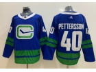 Adidas Vancouver Canucks #40 Elias Pettersson Blue 3rd Hockey Jersey