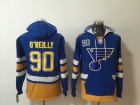 St.Louis Blues #90 Ryan O'Reilly Blue Hockey Hoodies