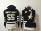 Dallas Cowboys #55 Leighton Vander Esch Navy Blue Football Hoodies