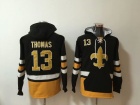 New Orleans Saints #13 Pierre Thomas Black Football Hoodies