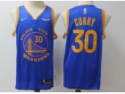 Nike Golden State Warriors #30 Stephen Curry 2019 Blue Jersey