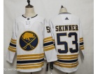 Adidas Buffalo Sabres #53 Jeff Skinner White 50th Anniversary 3rd Jersey