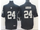 Oakland Raiders #24 Johnathan Abram Black Men's Vapor Untouchable Limited Jersey