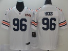 Chicago Bears #96 Akiem Hicks White Throwback 100th Vapor Untouchable Limited Jersey