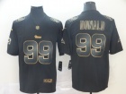 Los Angeles Rams #99 Aaron Donald Black Golden Limited Jersey