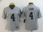 Woman Dallas Cowboys #4 Dak Prescott Gray Inverted Legend Limited Jersey