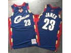 Cleveland Cavaliers #23 LeBron James Blue Throwabck Jersey