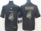 Houston Texans #4 Deshaun Waston Black Golden Vapor Limited Jersey