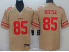 San Francisco 49ers #85 George Kittle Yellow Inverted Legend Limited Jersey