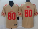 San Francisco 49ers #80 Jerry Rice Yellow Inverted Legend Limited Jersey