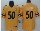 Pittsburgh Steelers #50 Ryan Shazier Yellow Inverted Legend Limited Jersey